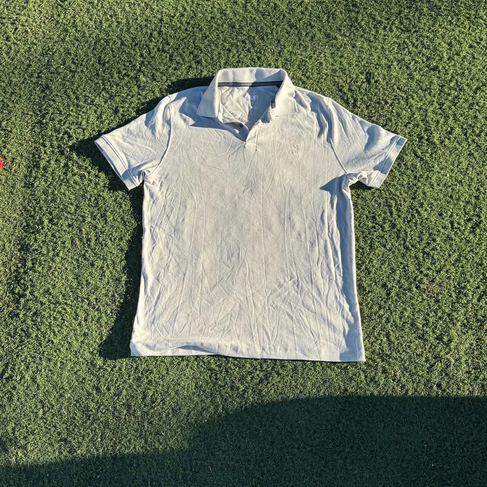 DKNY Light Gray Polo Shirt